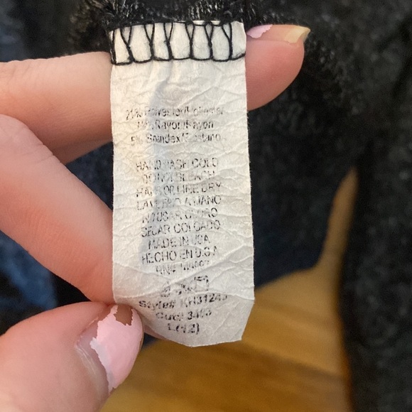 Chic2Chic Girl’s Gray Long Sleeve Shirt Size L - Picture 6 of 7